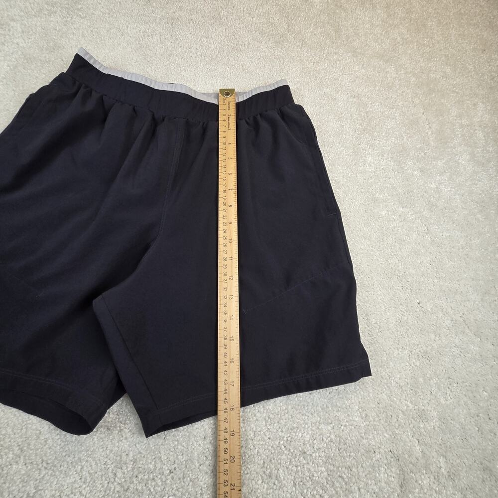 Fabletics Fundamental Shorts Mens Medium Green Black Lot (2) Athletic Gym 7 in - Picture 13 of 13